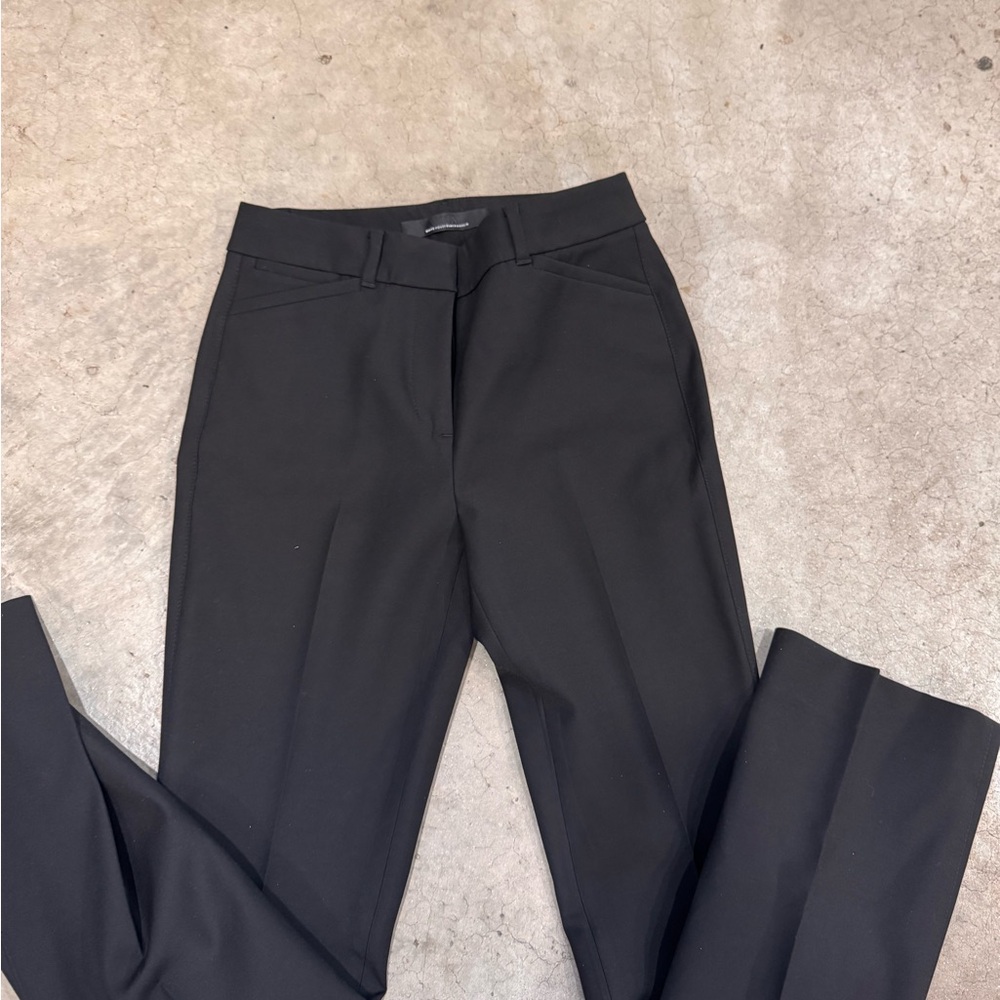 White House Black Market Black Straight Leg Pants